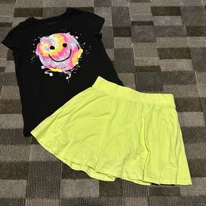 Children’s Place skort and shirt set. Size 10